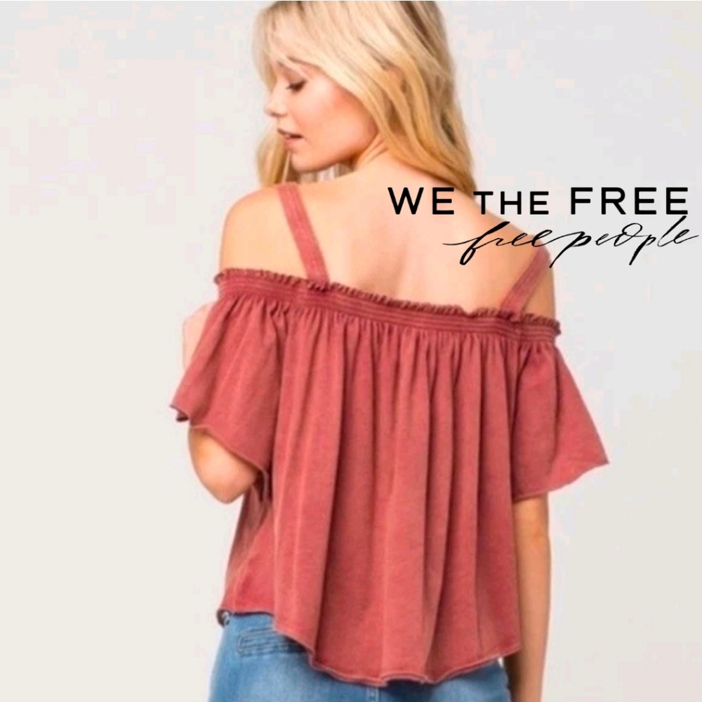 We the free "Darling" off the shoulder top